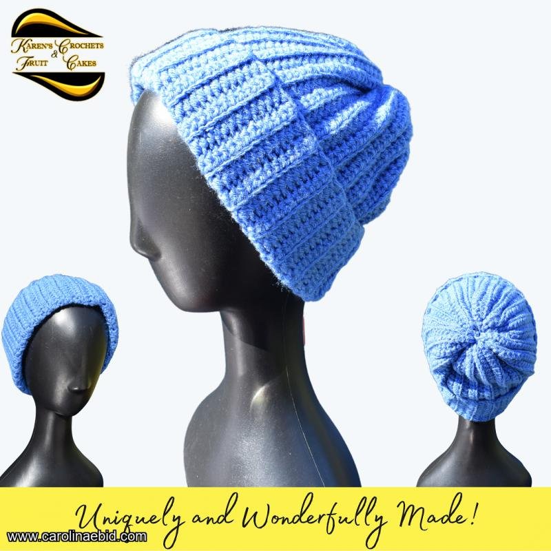 Blue Hat & Scarf KCAFC0027