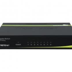 TRENDnet 8-Port Unmanaged Gigabit GREENnet Desktop Metal Switch, Ethernet Splitter