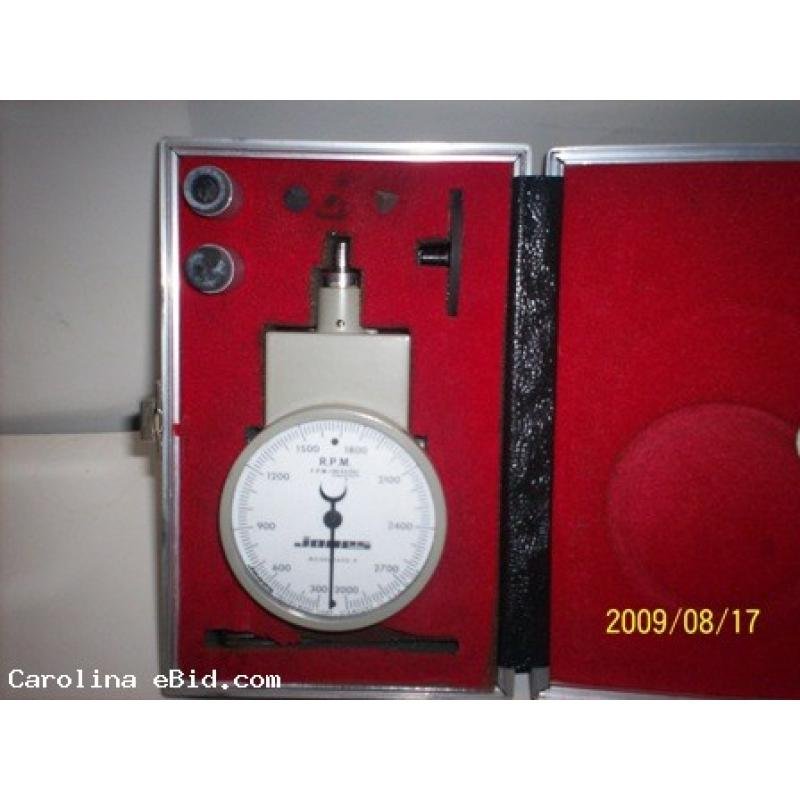 Jones Single Range, Centrifugal Portable Tachometer