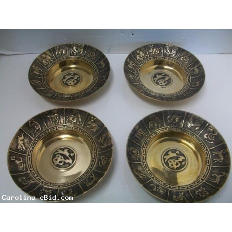 4 Brass Bowls