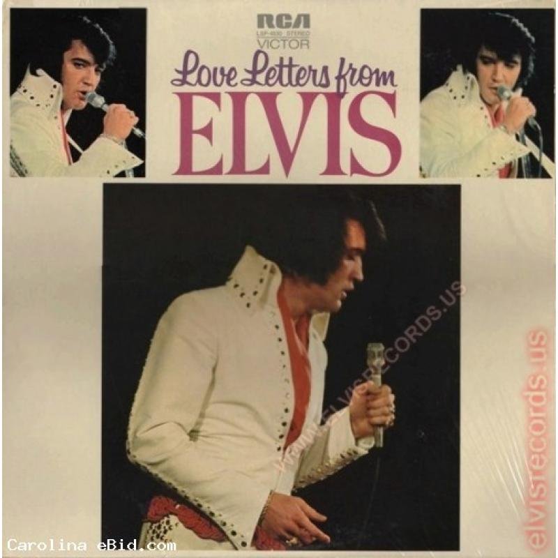 Elvis Presley  Love Letters From Elvis Label