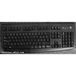 Logitech Deluxe 250 Keyboard, Y-UT76  USB Keyboard, Black
