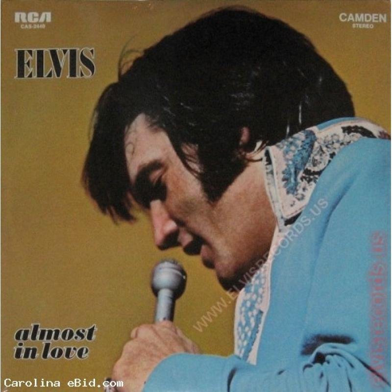 ELVIS ALMOST IN LOVE CAS 2440 LP ALBUM