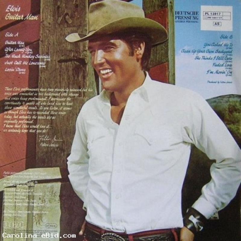 Elvis Presley Guitar Man AAL1 3917